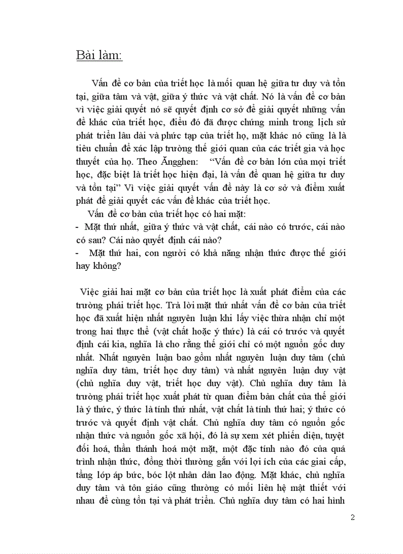 image for page Vấn đề cơ bản của triết học và các trường phái triết học trong lịch sử