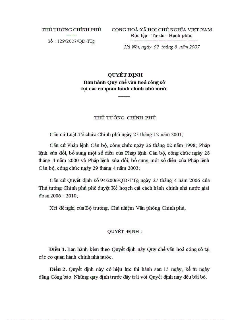 image for page Văn hóa công sở