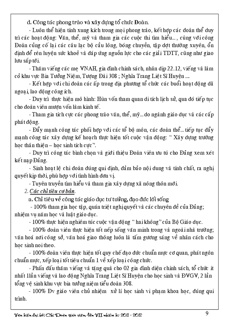 image for page Văn kiện đại hội chi đoàn giáo viên