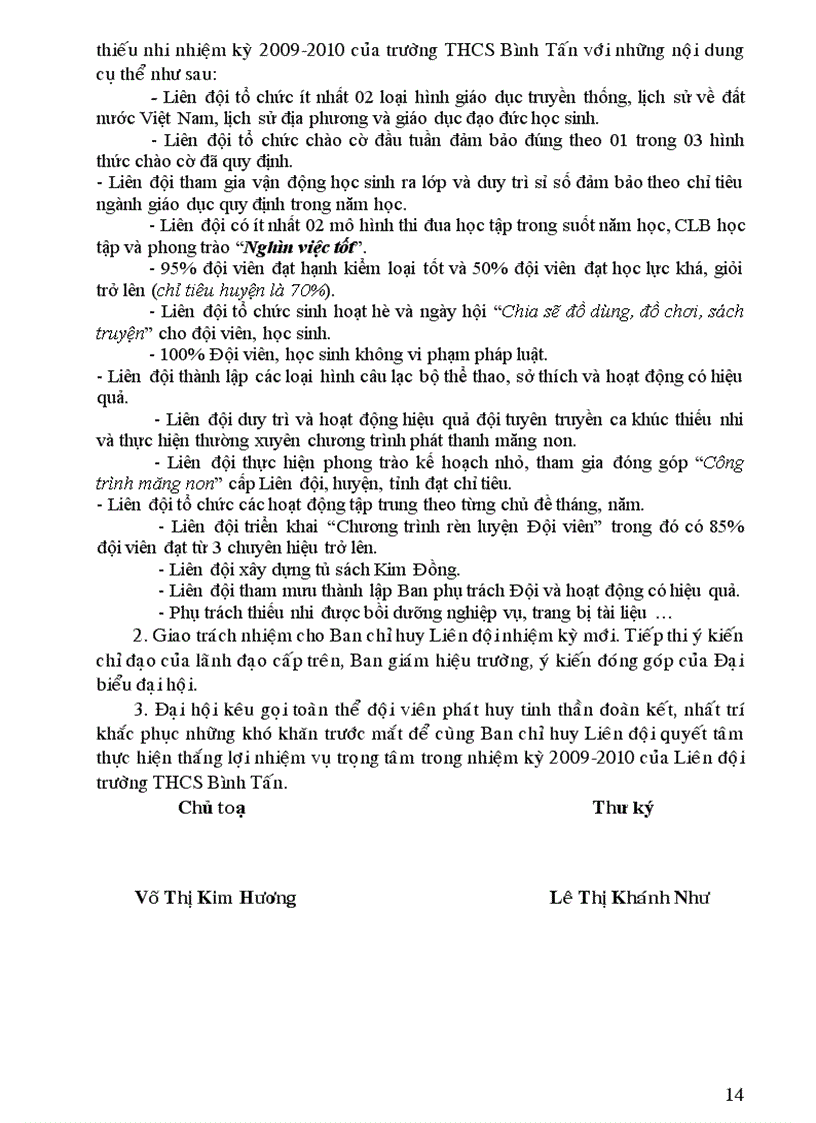 image for page Văn kiện Đại hội Liên đội năm học 2009 2010