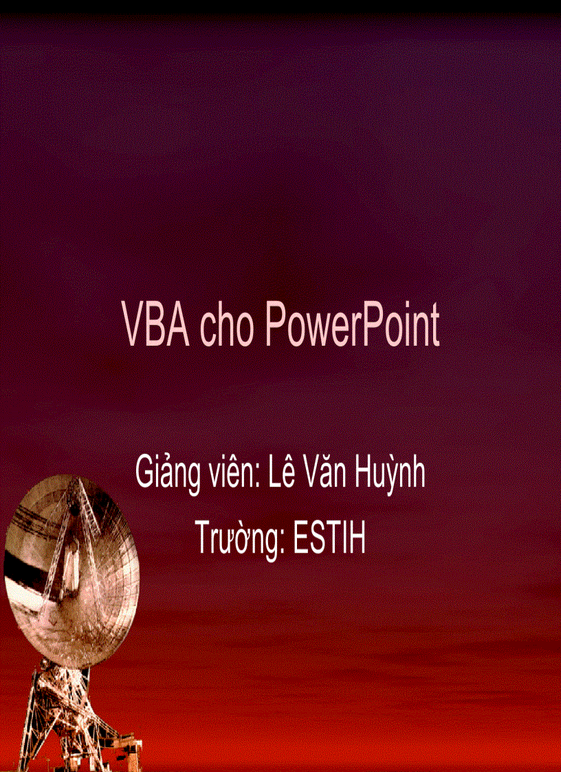 image for page VBA cho PPT
