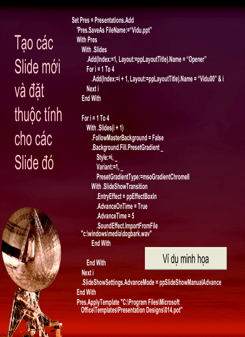 image for page VBA cho PPT