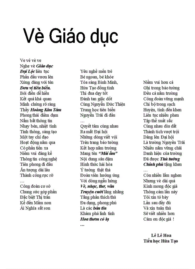 image for page Vè giáo dục
