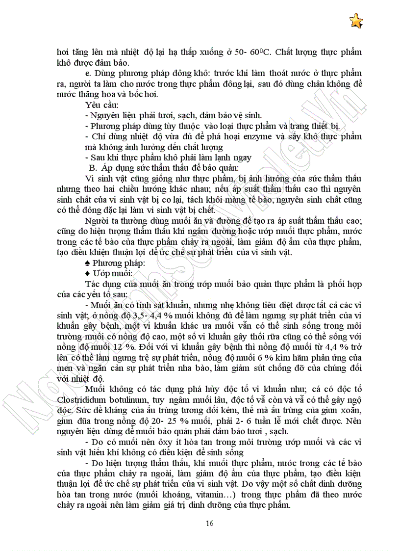 image for page Vệ sinh an toàn thực phẩm Bảo quản thực phẩm