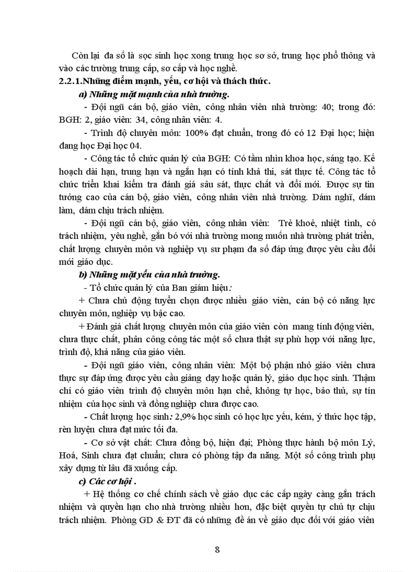 image for page Viết chiến lược tầm nhìn và KĐCL 2011 2012