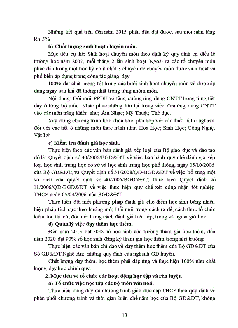 image for page Viết chiến lược tầm nhìn và KĐCL 2011 2012