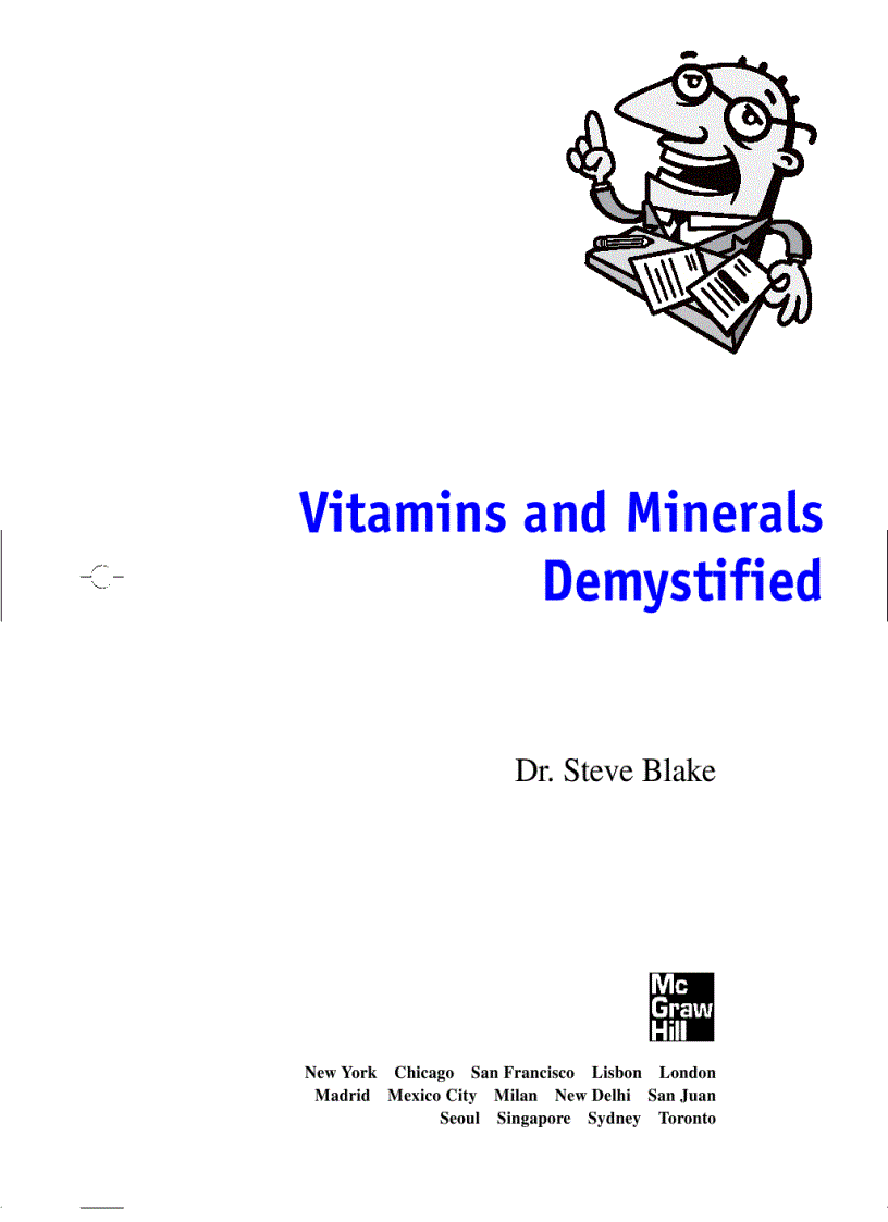 Vitamin and natural