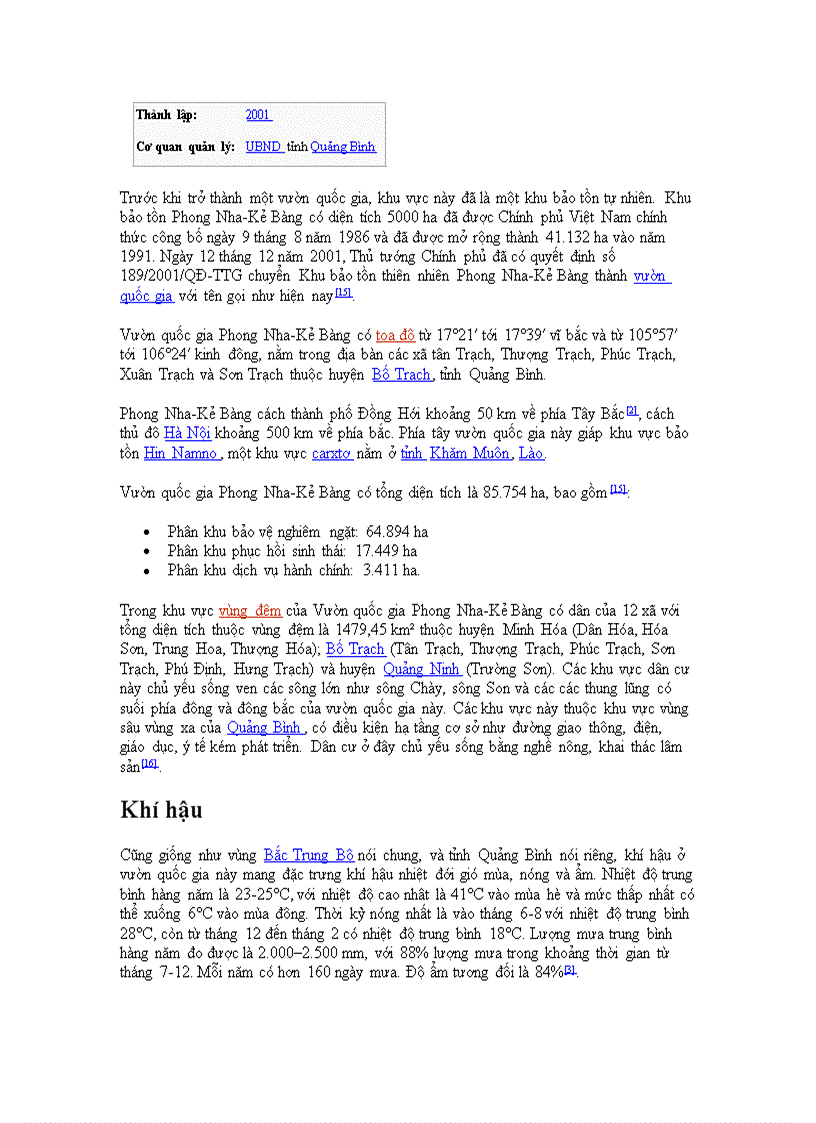 image for page Vườn quốc gia Phong Nha Kẻ Bàng