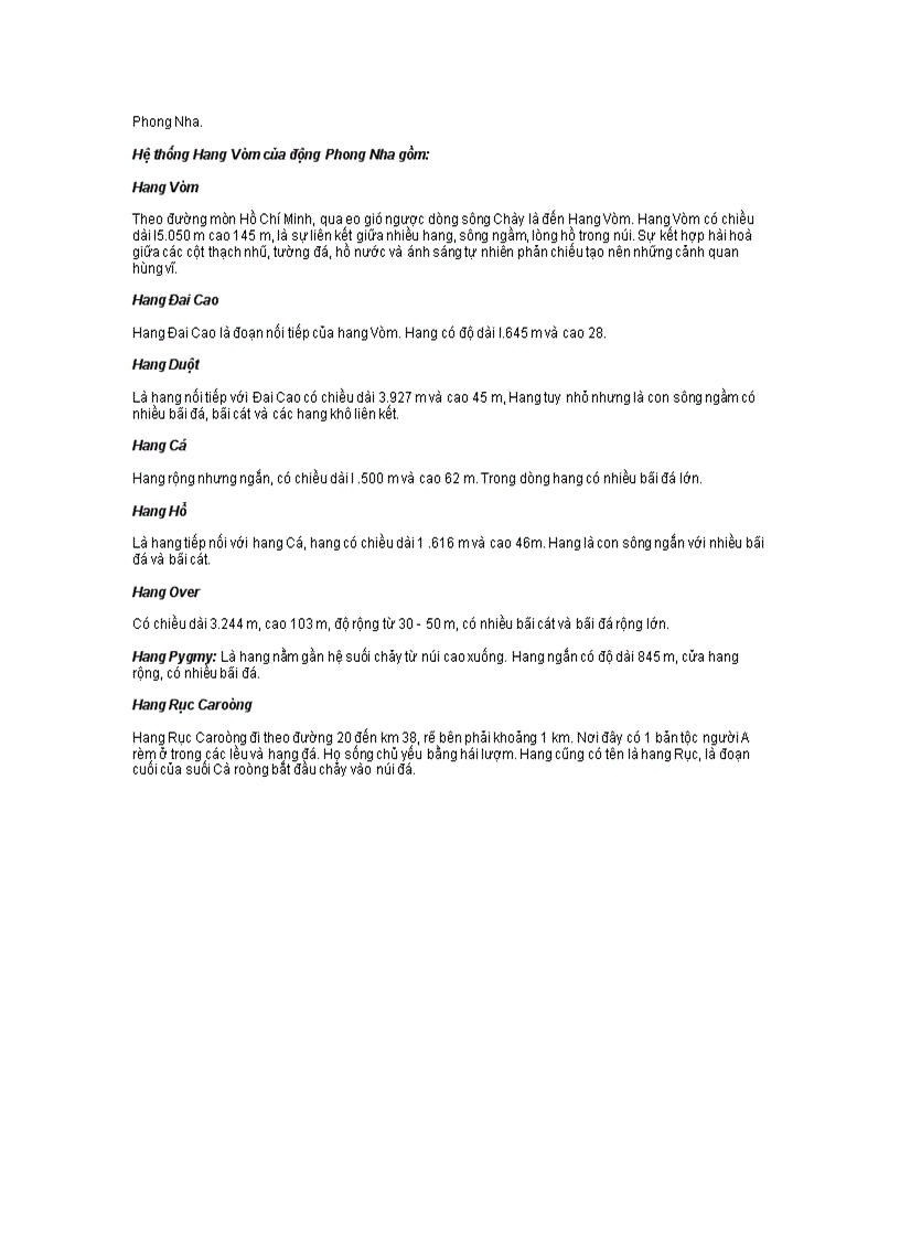 image for page Vườn quốc gia Phong Nha Kẻ Bàng