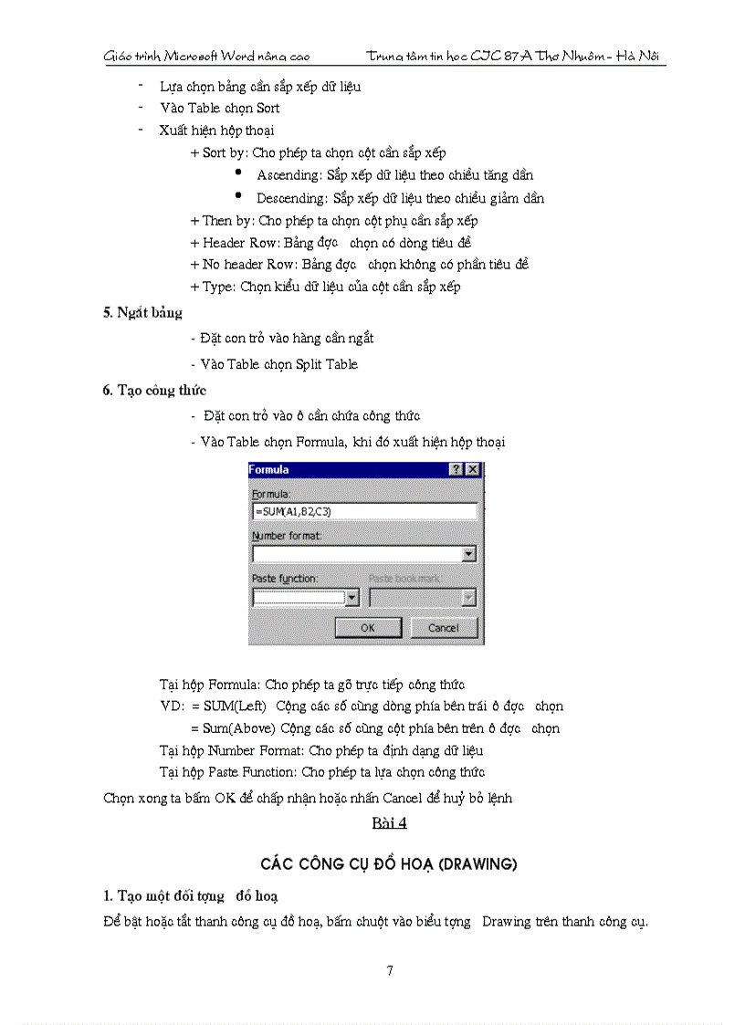 image for page Word nâng cao