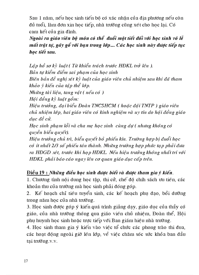 image for page Xây dựng quy chế trường học năm học mới