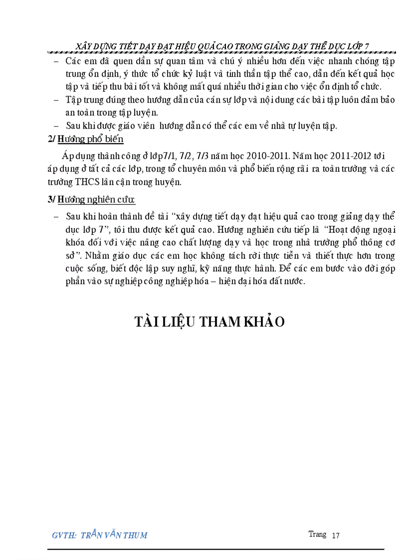 image for page Xay dung tiet day dat hieu qua