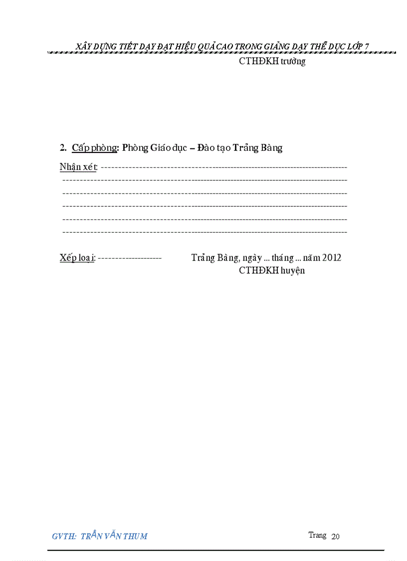 image for page Xay dung tiet day dat hieu qua