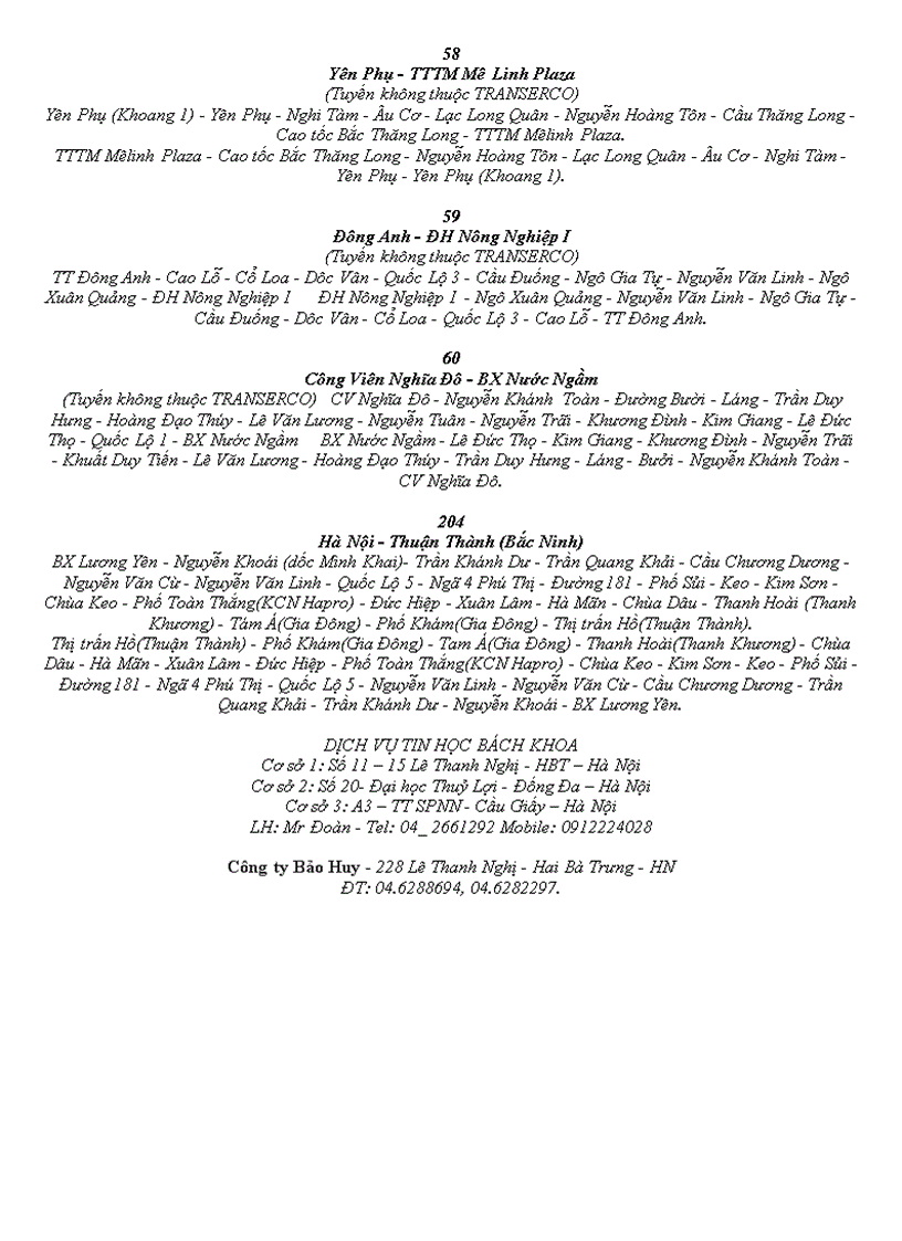 image for page Xe buyt HN