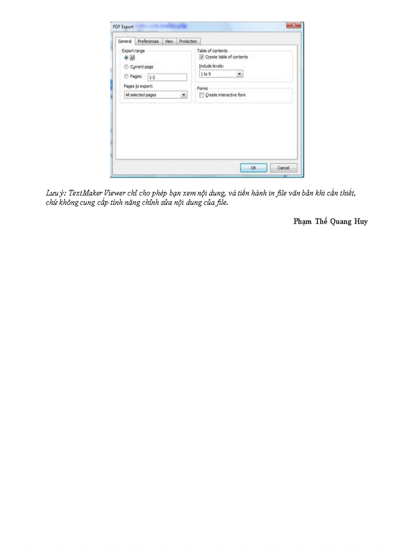 image for page Xem moi dinh dang cua van ban voi TextMaker Viewer