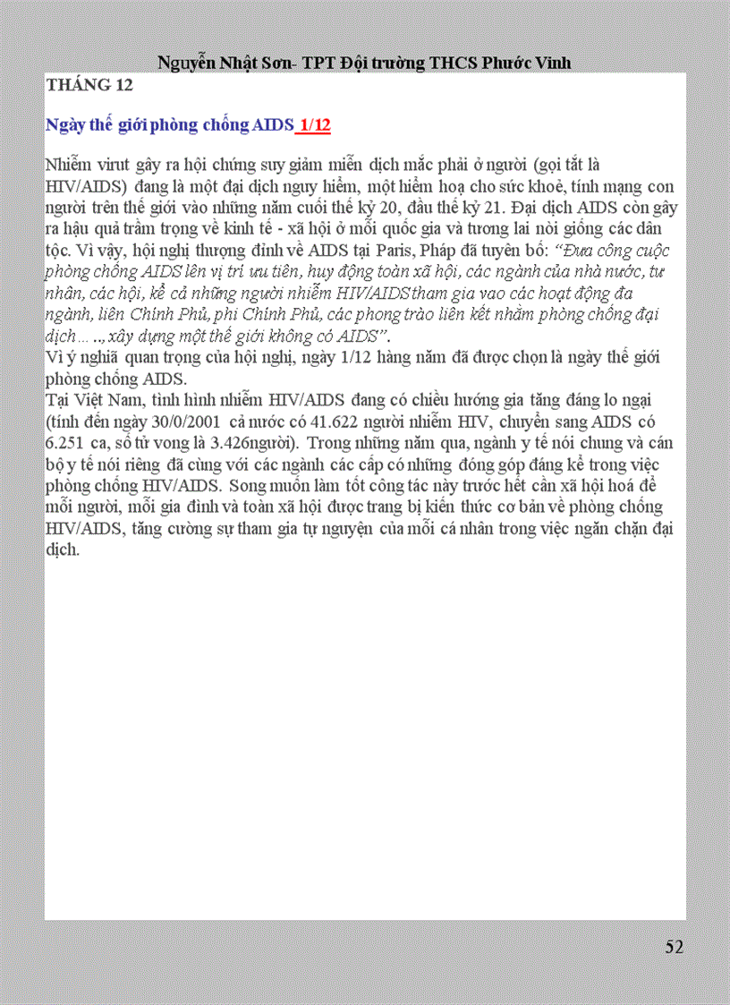 image for page Ý nghĩa các ngày chủ điểm