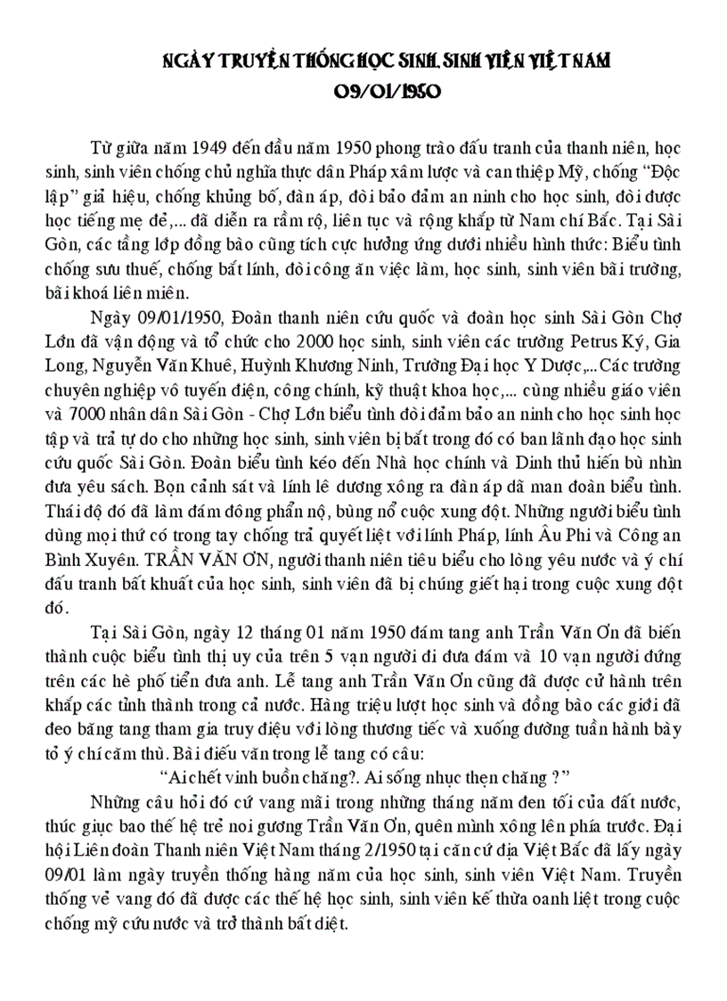 image for page Ý nghĩa các ngày lễ lớn Dành cho Tổng phụ trách