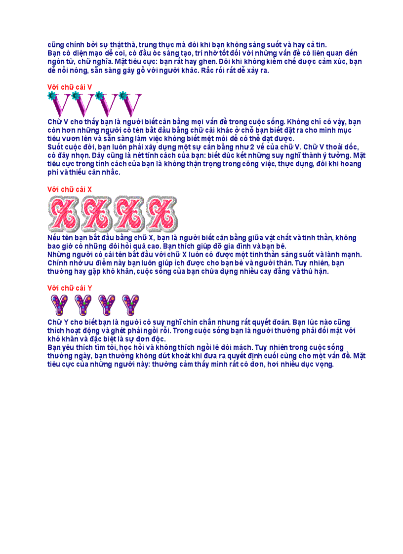 image for page Ý nghĩa chữ cái trong tên bạn