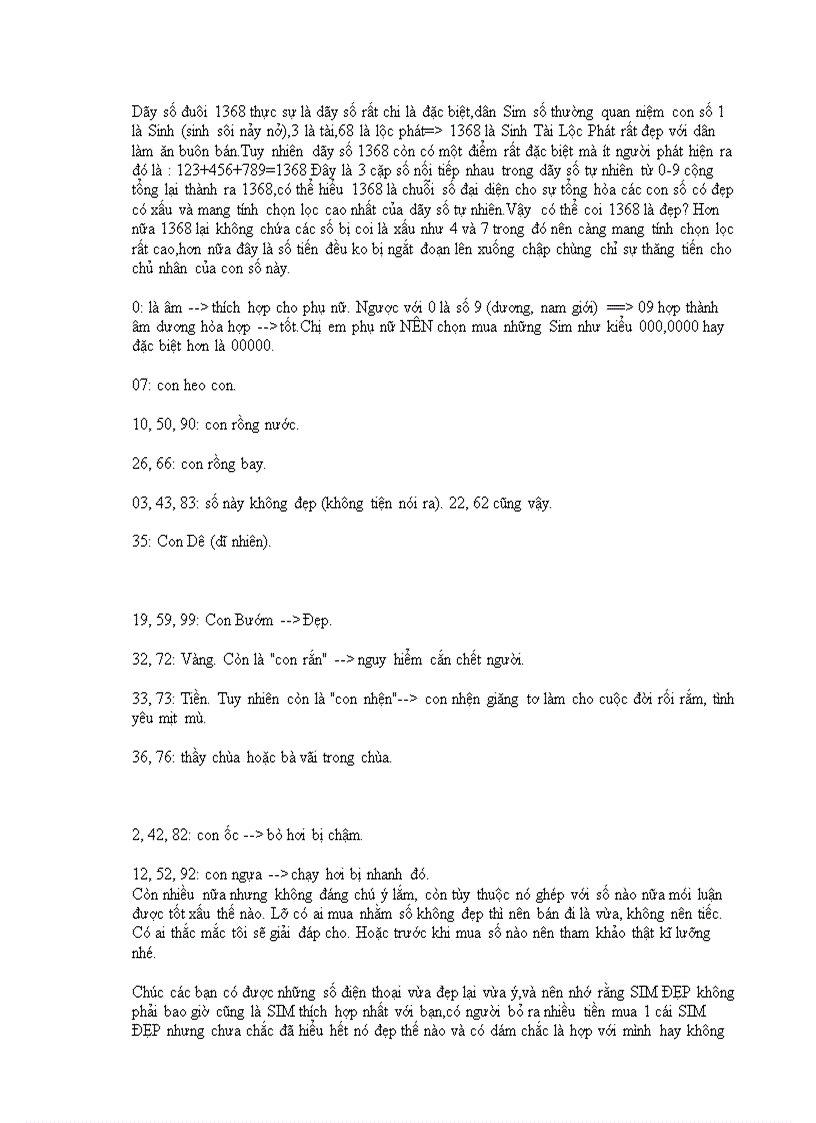 image for page Ý nghĩa của các số điện thoại di động