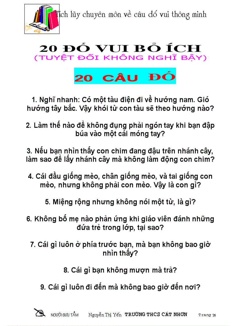 image for page 165 câu đố vui thông minh