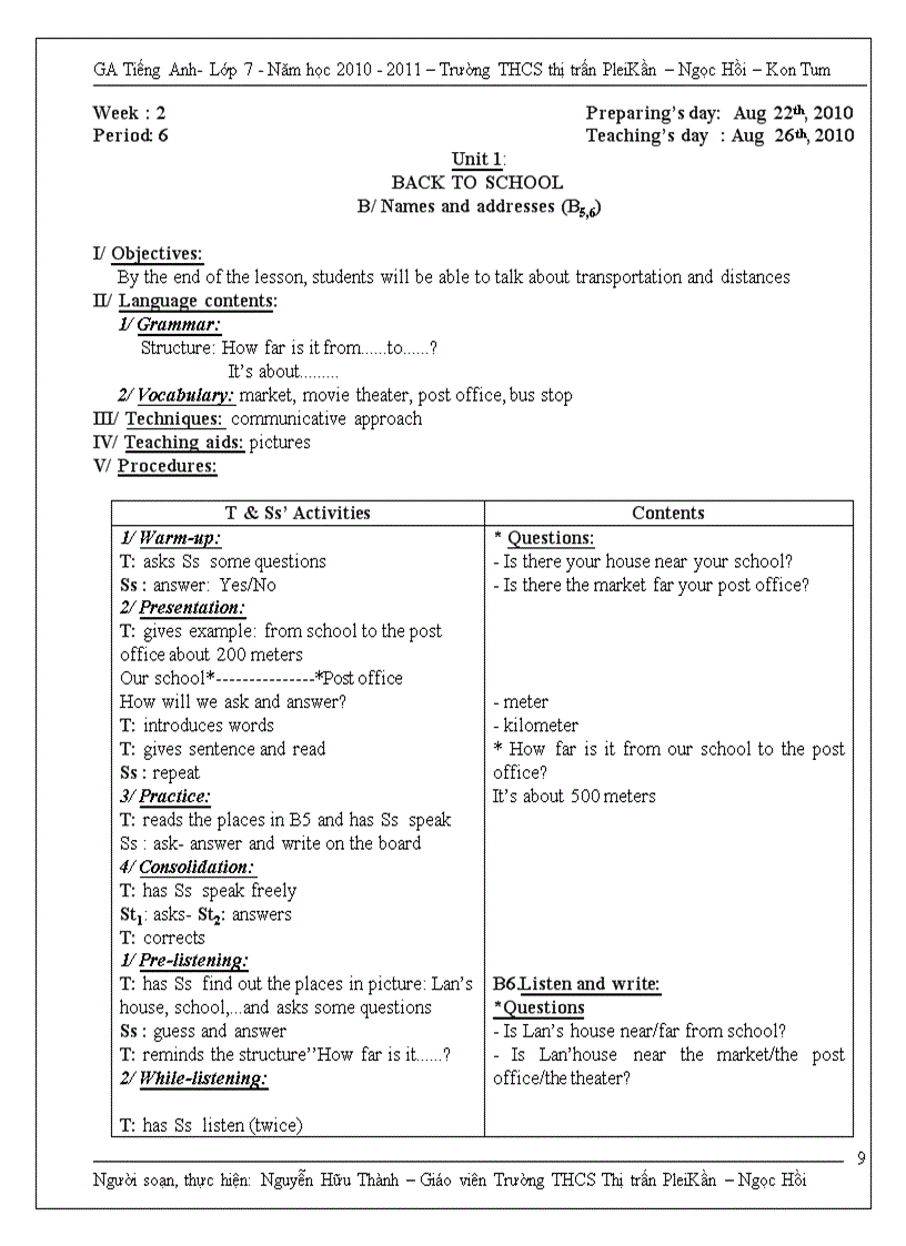 image for page Av Lop 7 Ky 1 Nam hoc 10 11