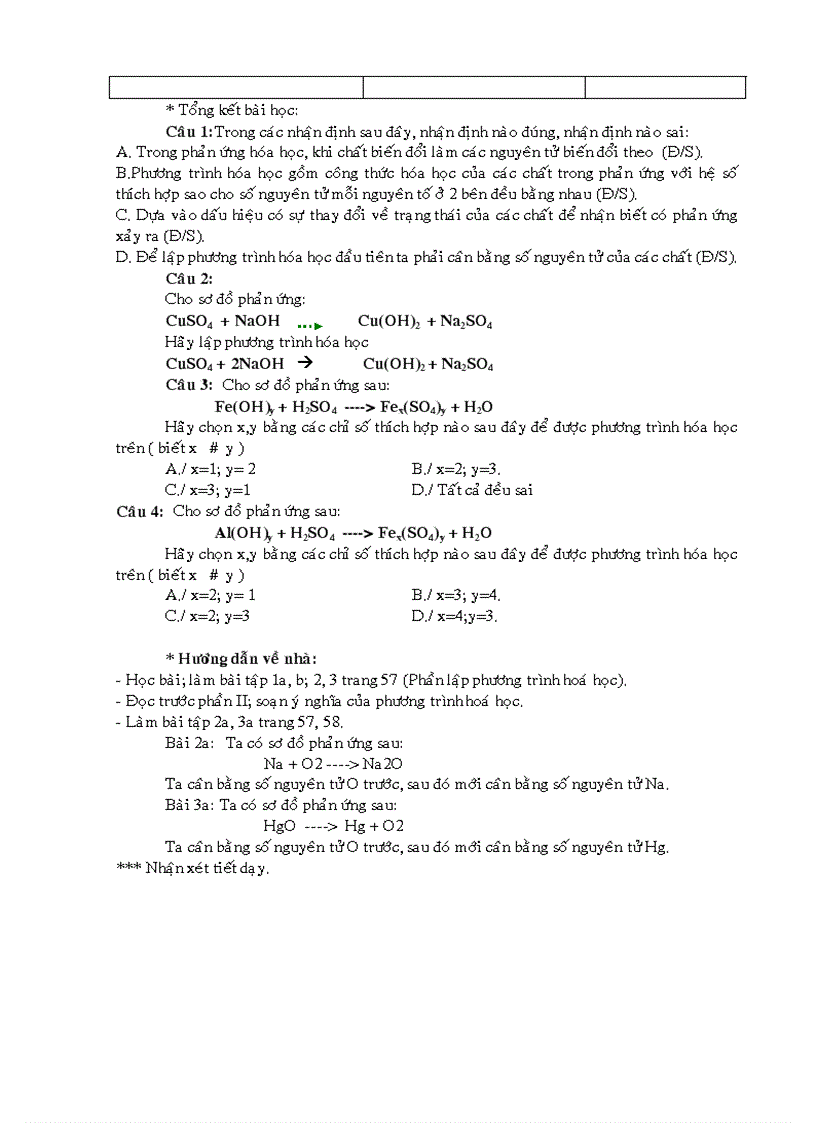 image for page Bài 22 Phương trình Hóa học Hội giảng