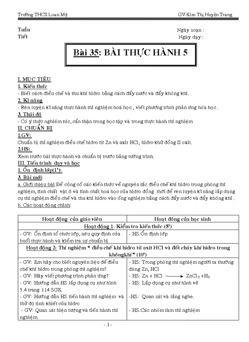 image for page Bai 35 bài thực hành số 5