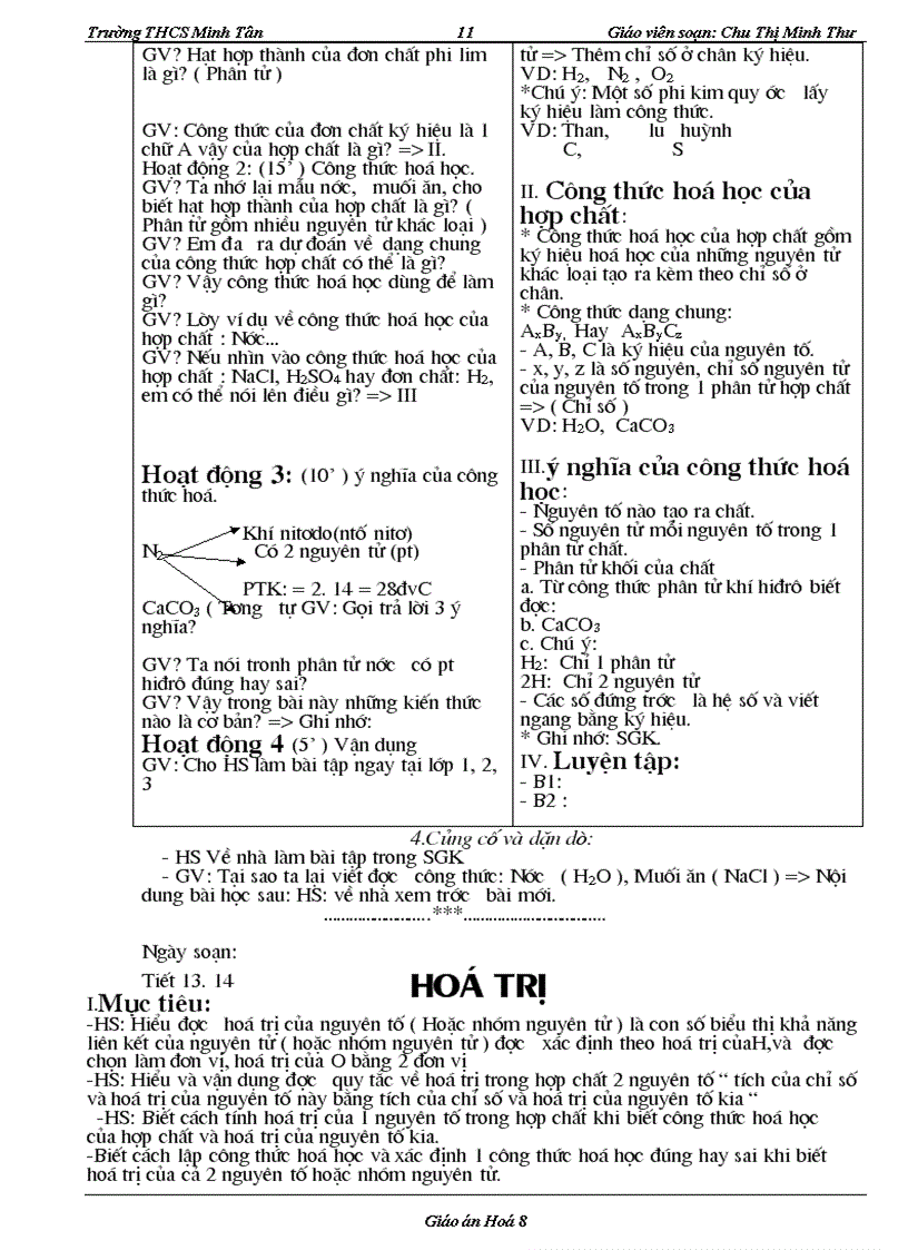 image for page Bài soạn hóa 8 rất hay