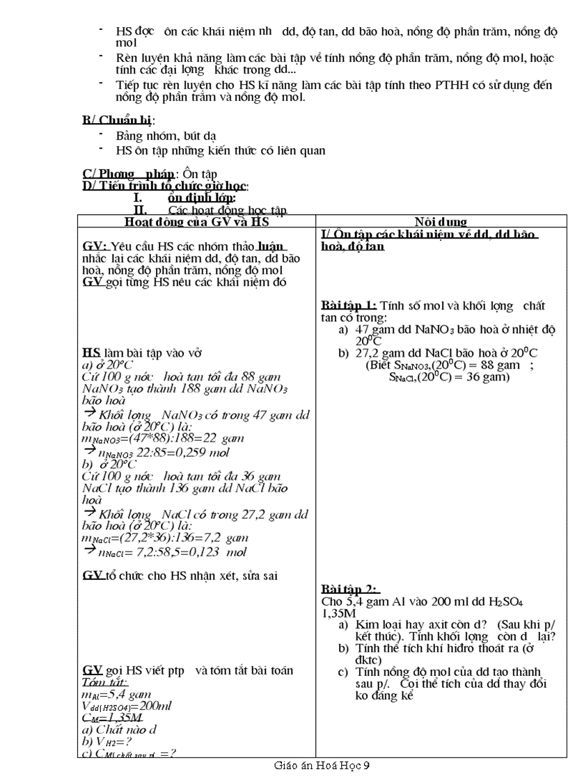 image for page Bài soạn Hóa 8 toàn tập