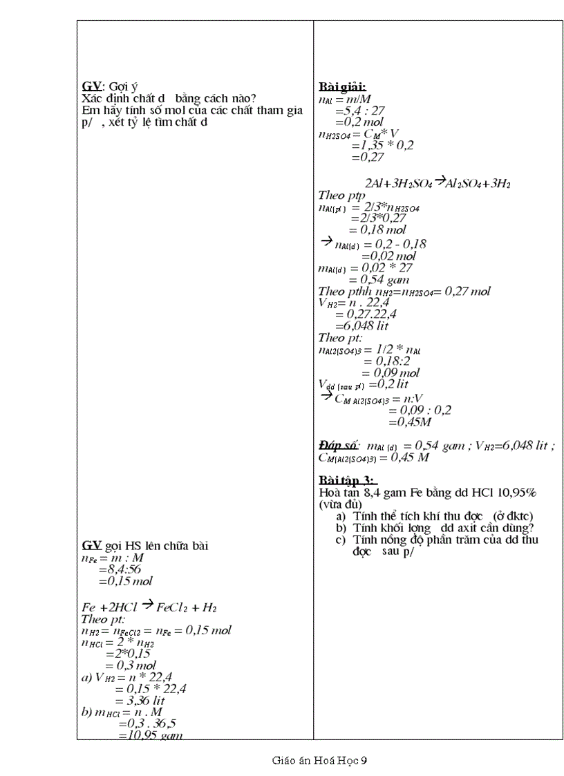 image for page Bài soạn Hóa 8 toàn tập