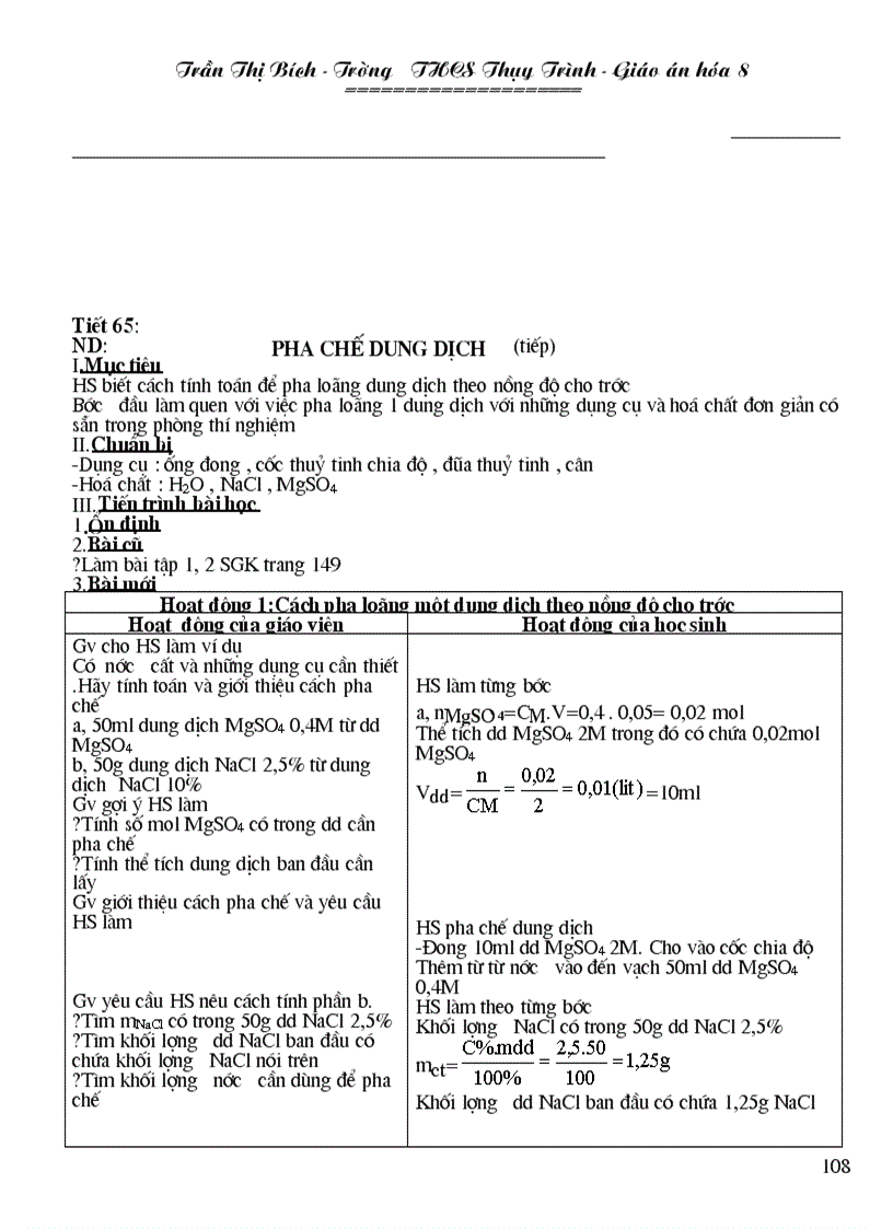 image for page Bài soạn hóa 8