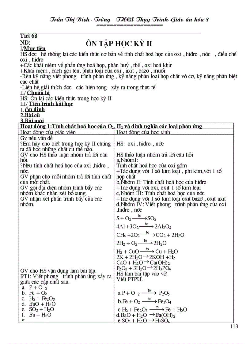 image for page Bài soạn hóa 8