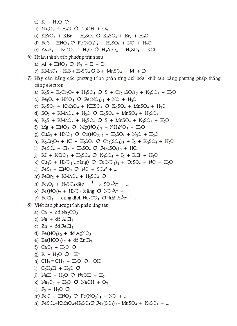 image for page Bài tập trắc nghiệm PHẢN ỨNG OXH KHỬ