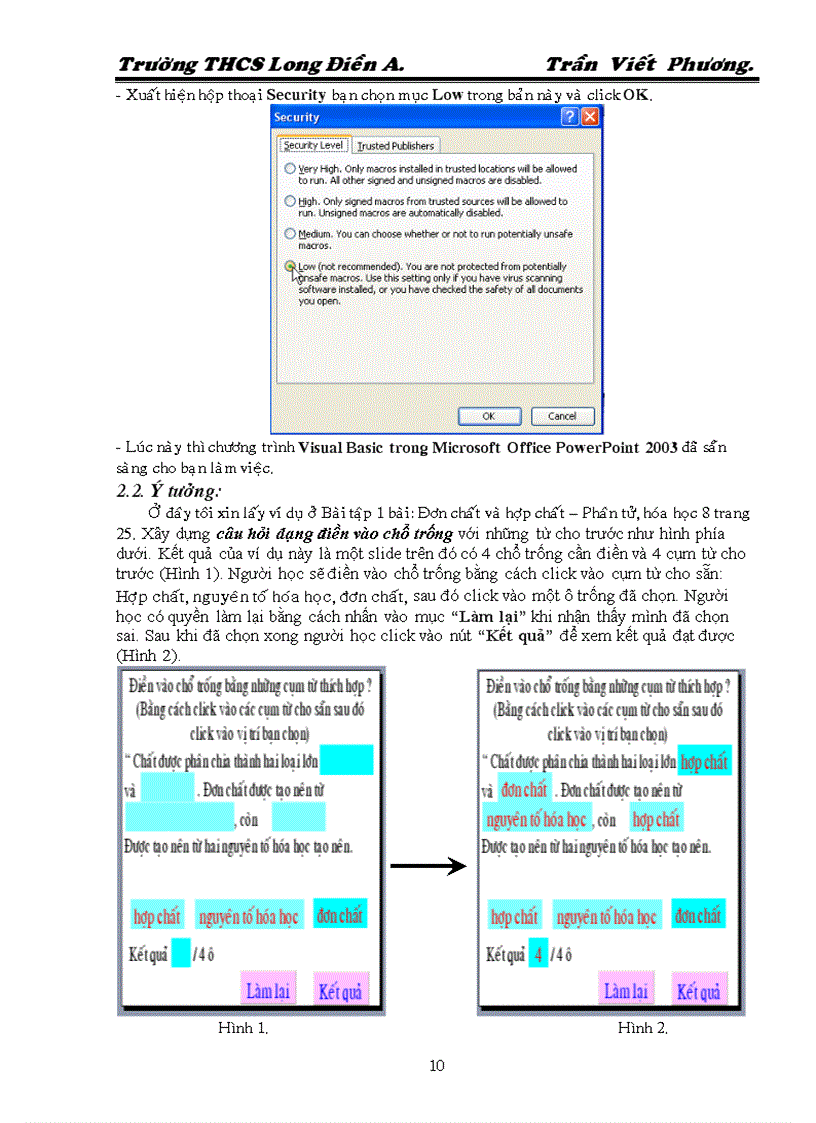 image for page Bài tập trắc nghiệm và điền khuyết