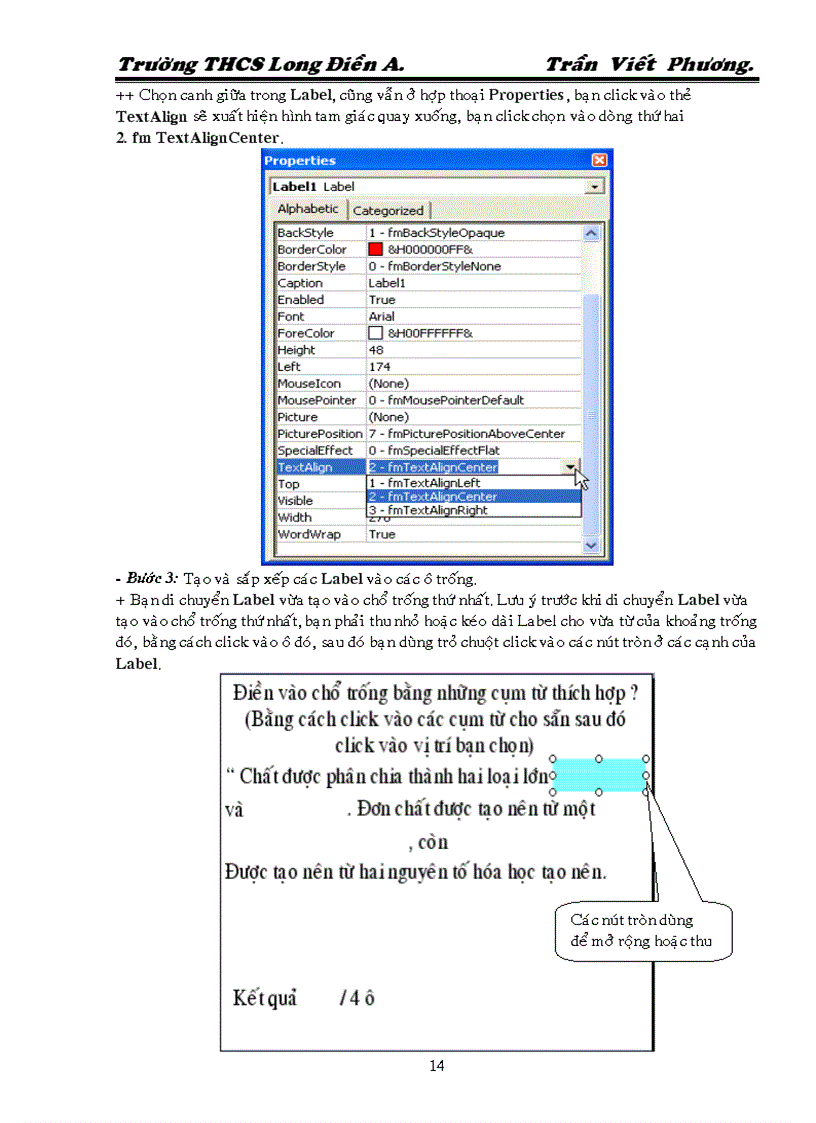 image for page Bài tập trắc nghiệm và điền khuyết
