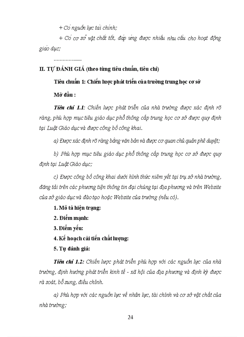 image for page Bao cao kiem dinh chat luong giao duc Dự thảo