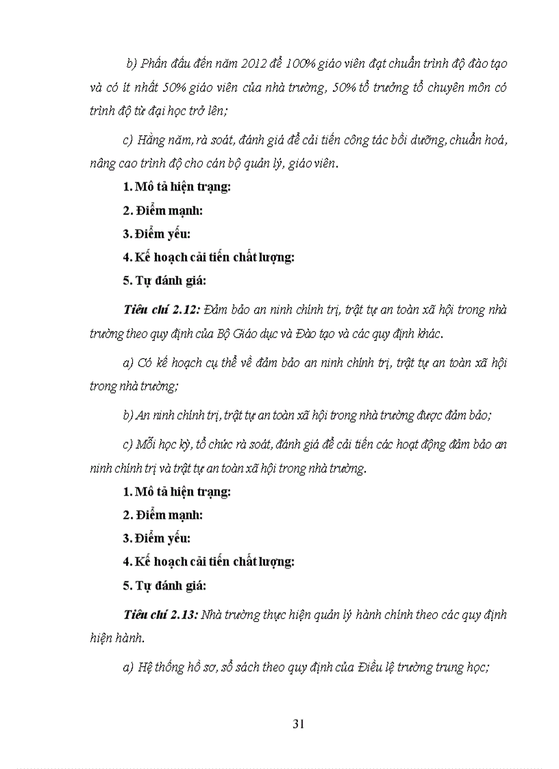 image for page Bao cao kiem dinh chat luong giao duc Dự thảo