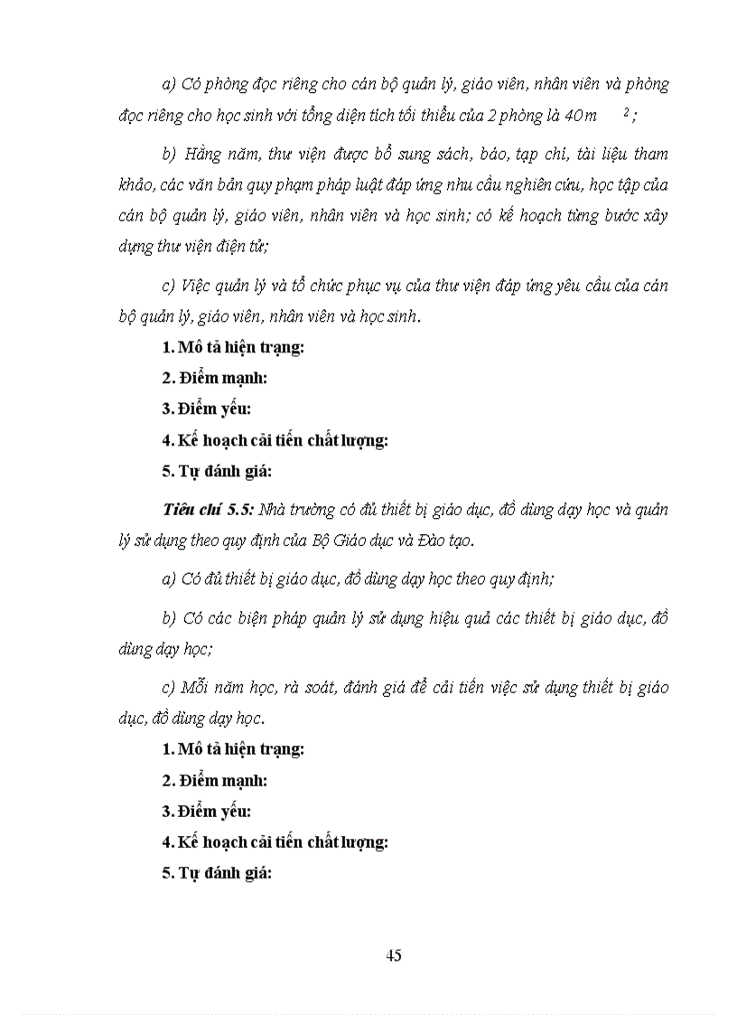 image for page Bao cao kiem dinh chat luong giao duc Dự thảo