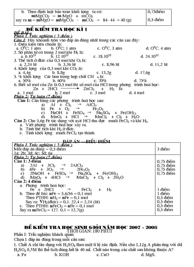 image for page Bộ đề kiểm tra đại trà và HSG Hóa 8 9