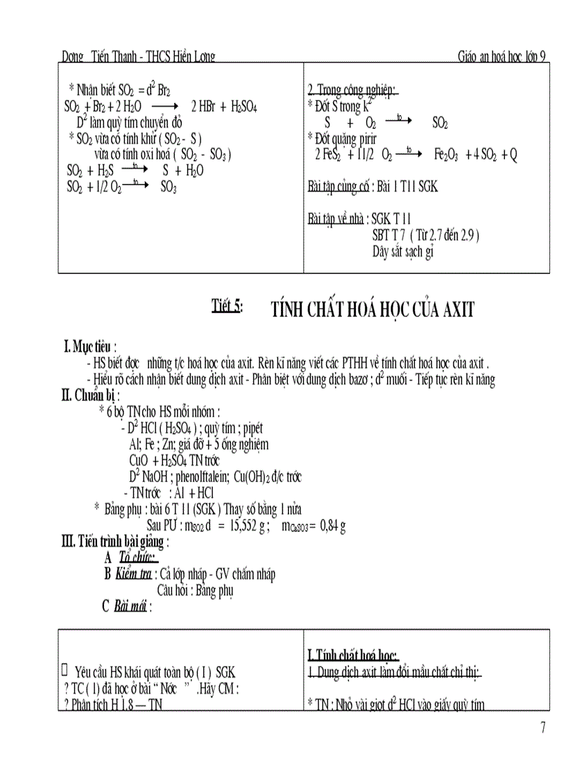 image for page Bo giao an Hoa hoc 9