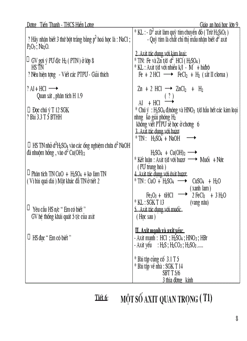 image for page Bo giao an Hoa hoc 9