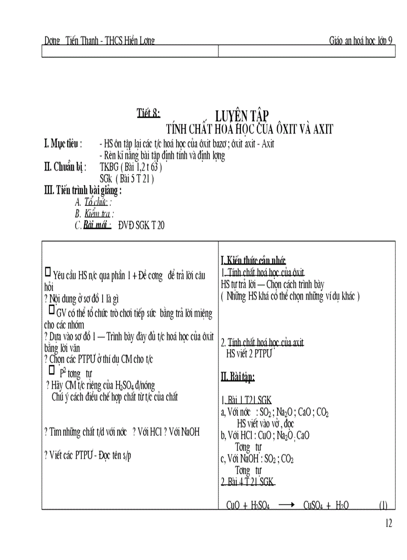 image for page Bo giao an Hoa hoc 9