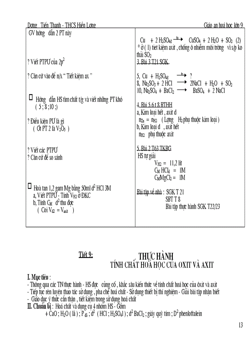 image for page Bo giao an Hoa hoc 9