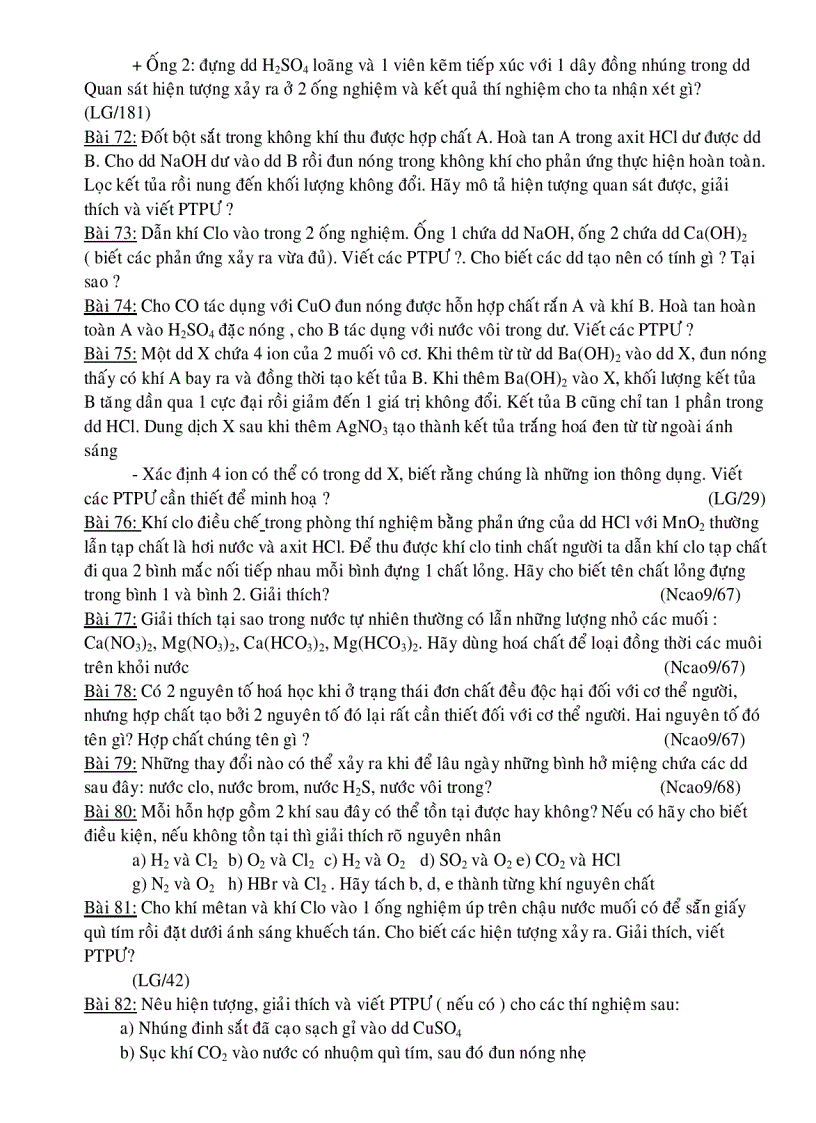 image for page BT giải thích hiện tượng