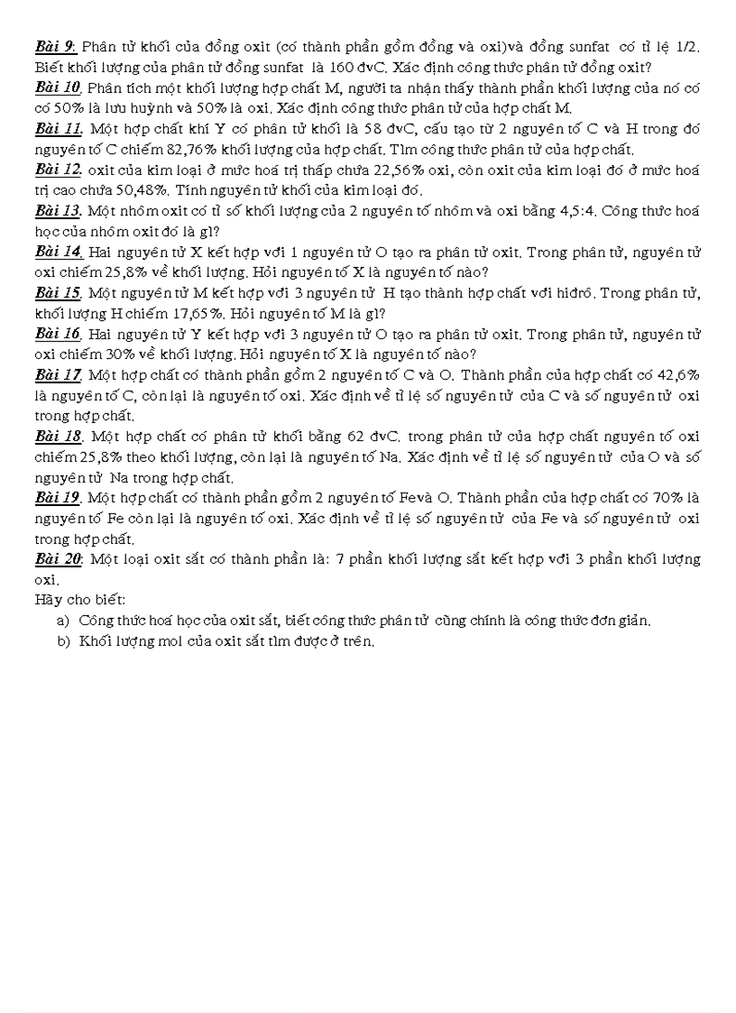 image for page BT lập CTHH