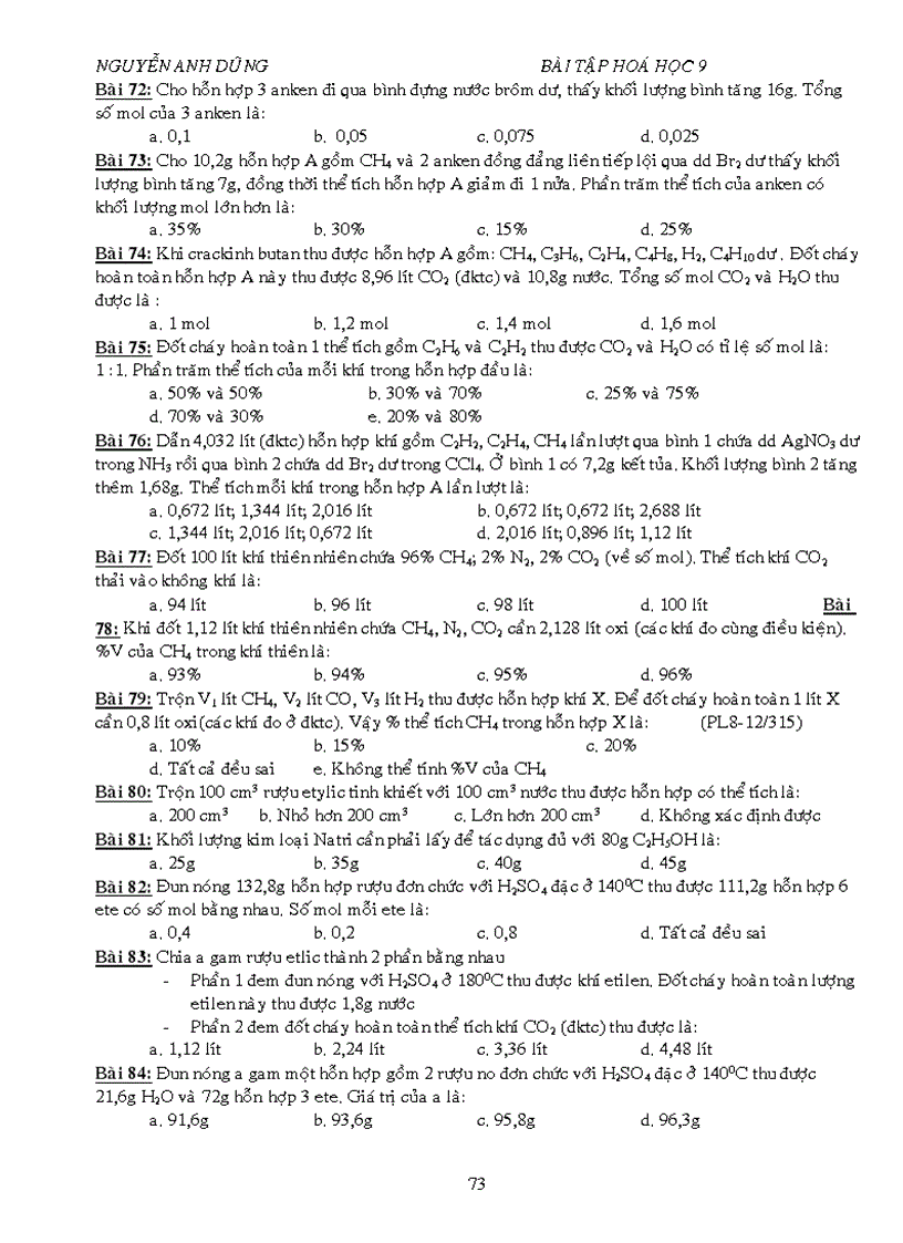 image for page BT trac nghiem tung chu de