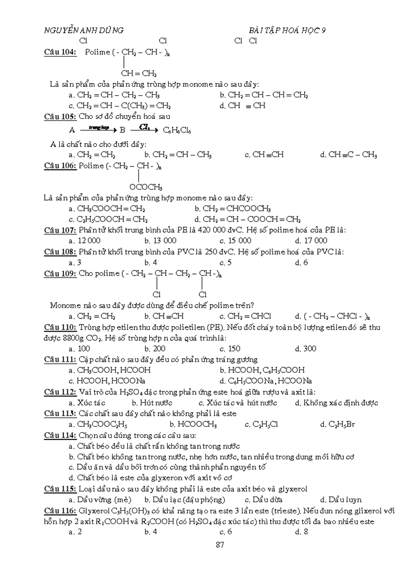 image for page BT trac nghiem tung chu de