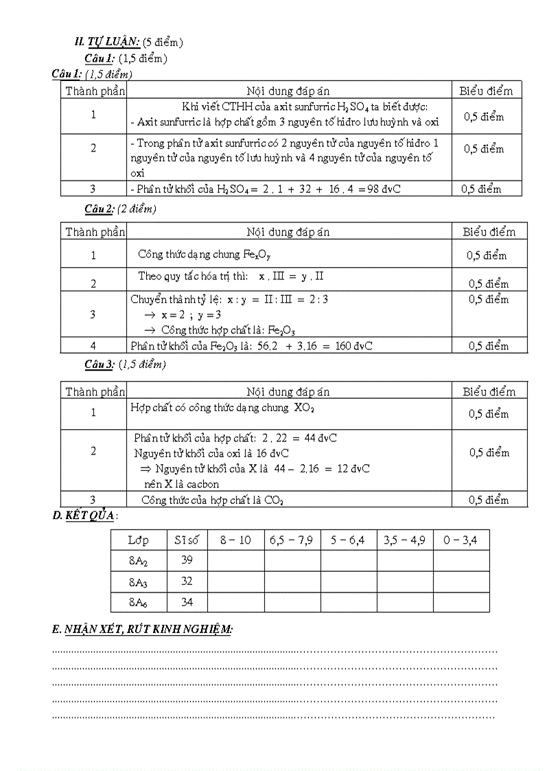 image for page Các đề KT trong HK I