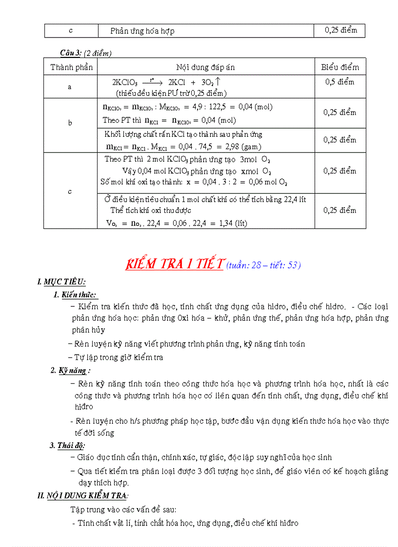 image for page Các đề KT trong học kỳ 2