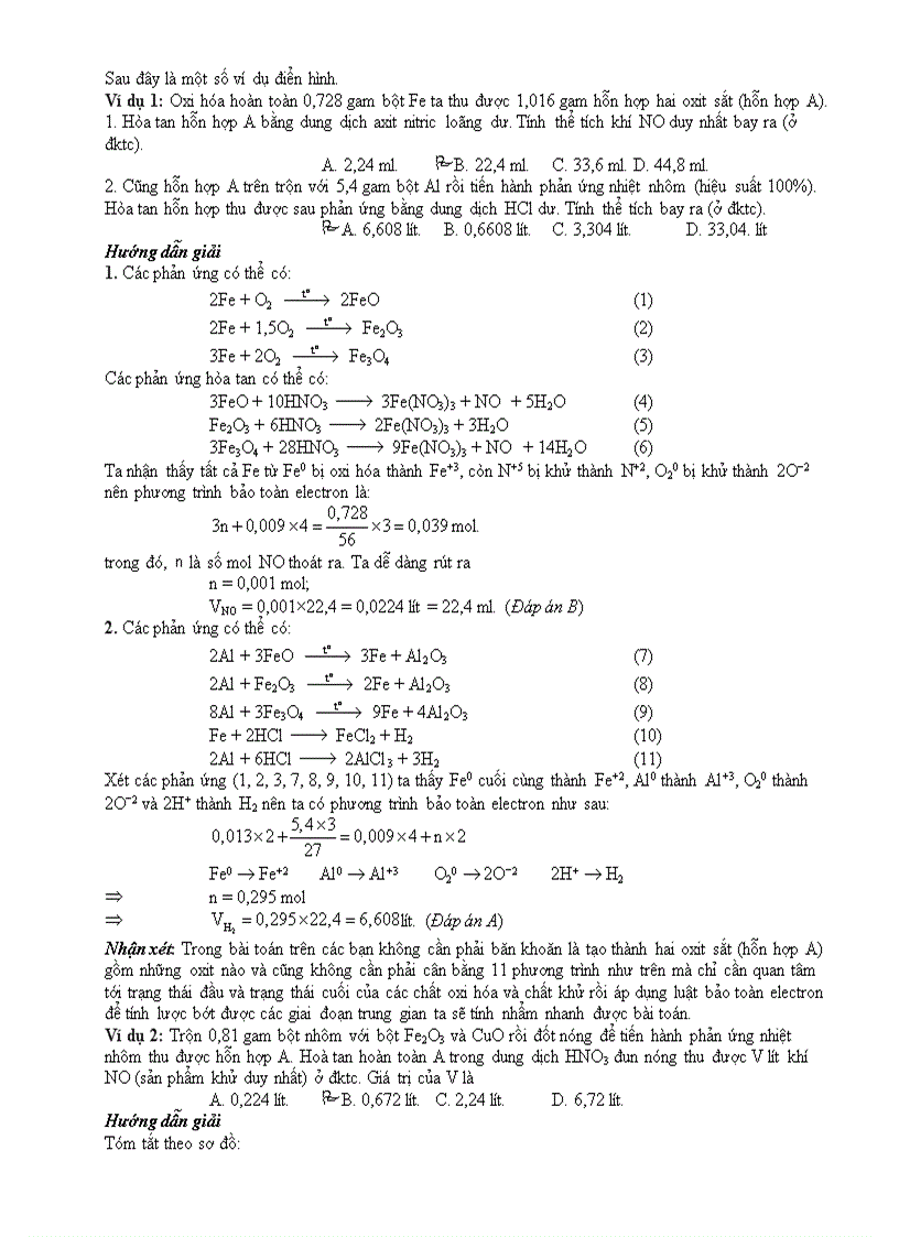 image for page Các phương pháp giải bài tập Hoá